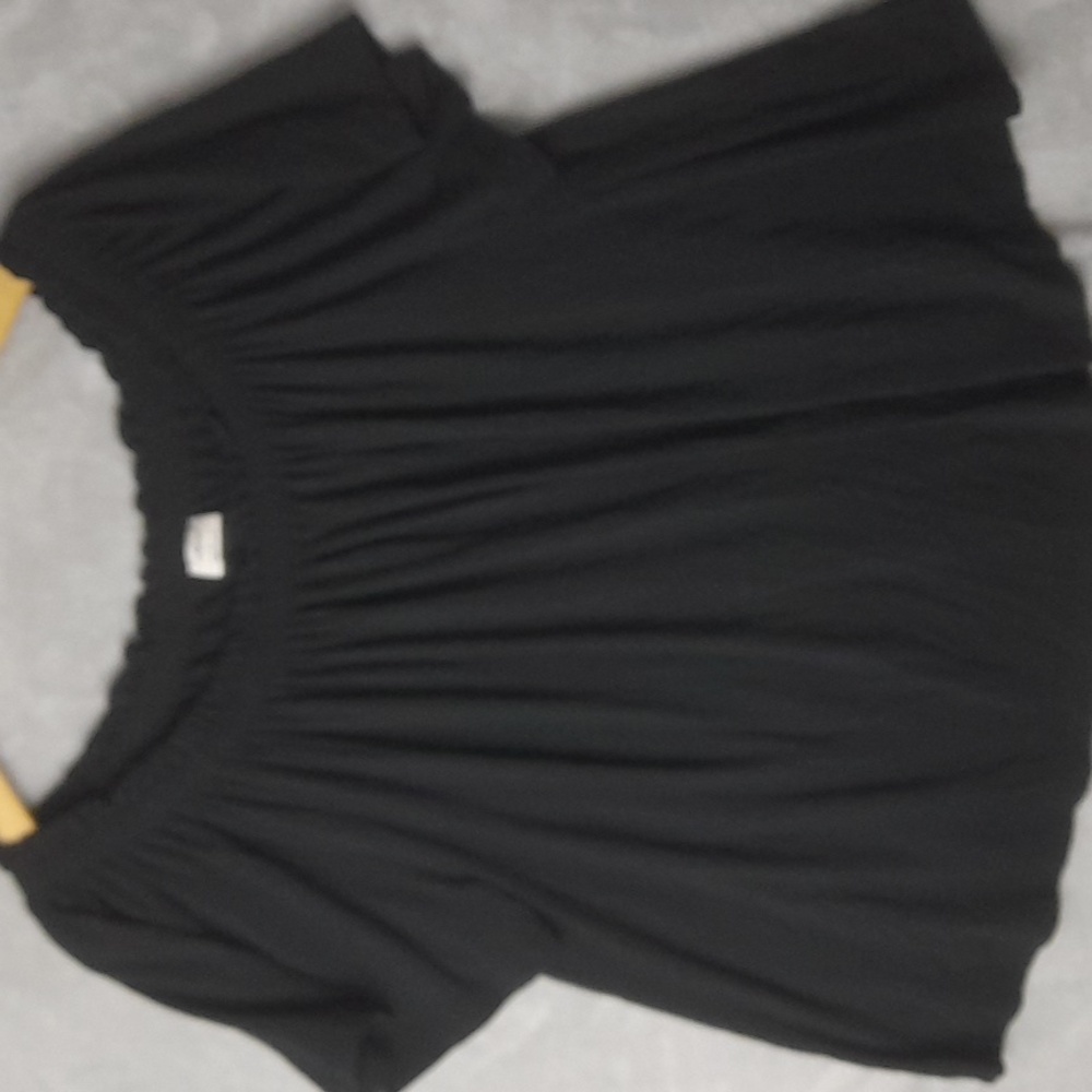 Wilfred Womens Off Shoulder Top Large Black